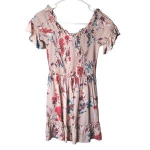 Band Of Gypsies Dress Womens Small Mini Floral